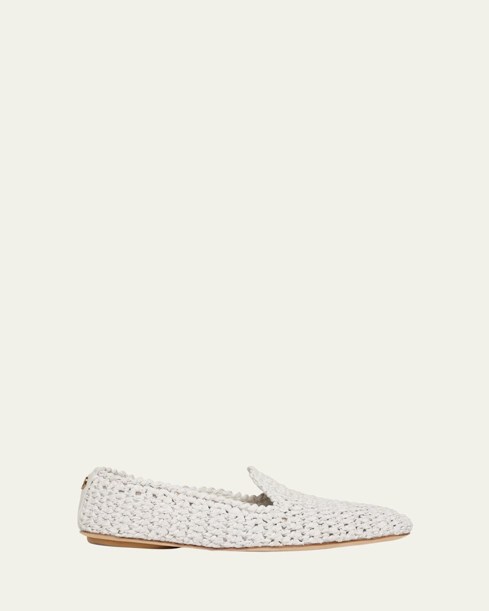 Woven Leather Loafers